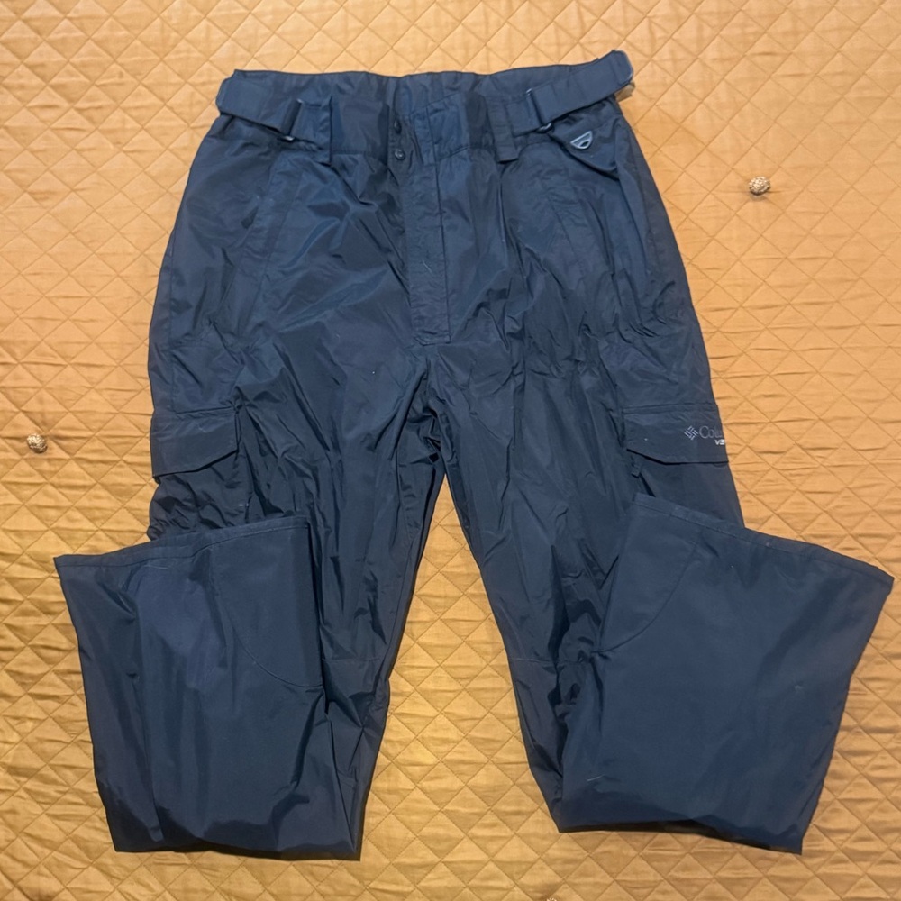 Columbia Men's Black Vertex Cargo Ski Pants size Large